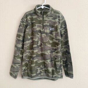 Eddie Bauer Camouflage Fleece Jacket • 10/12 Years